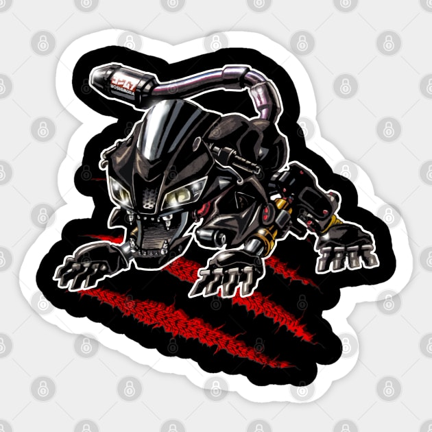 Honda CBR 600RR Pantha Sticker by MOTORIND